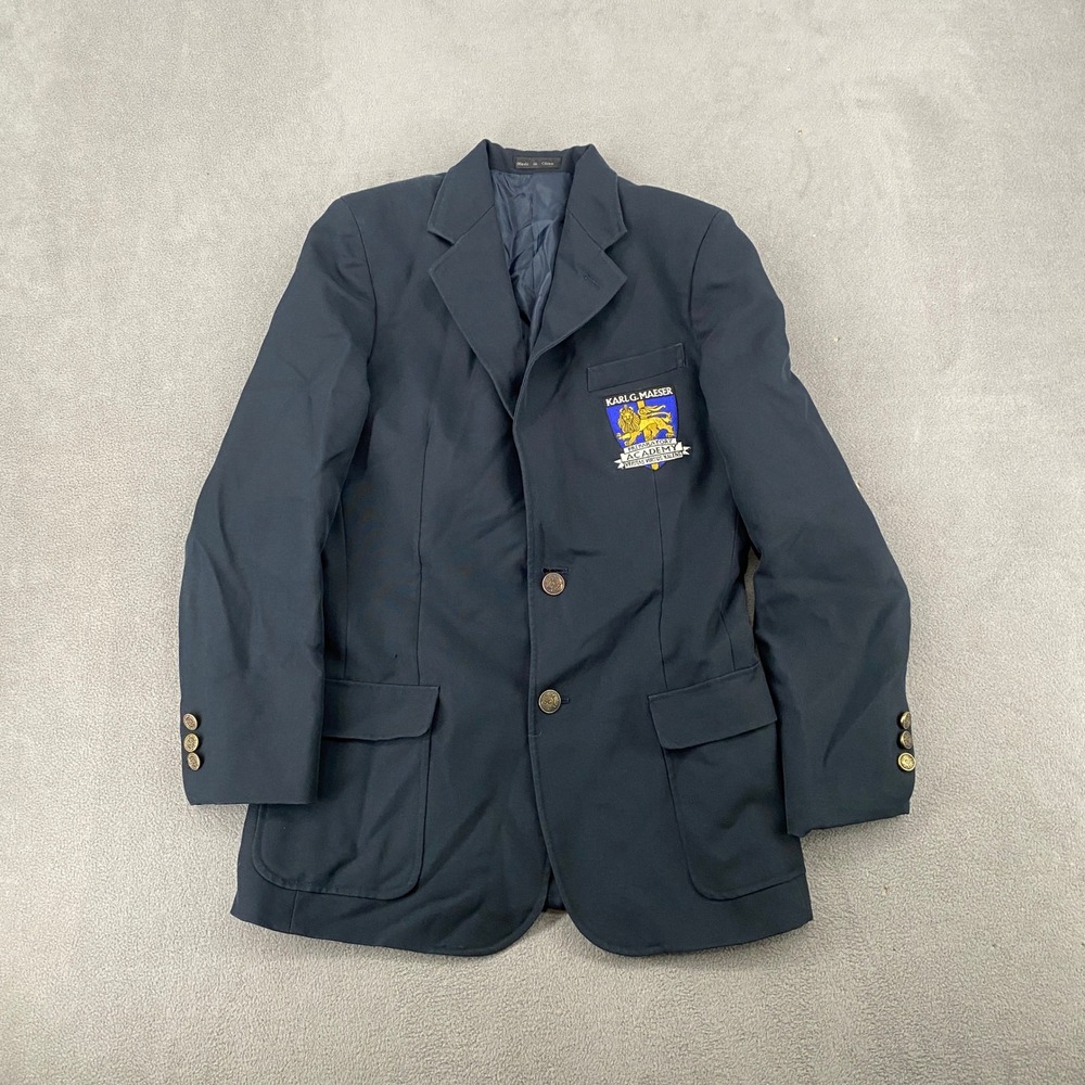 Karl G Maeser Preparatory Academy School Uniform Blazer Navy Blue Crest 7738